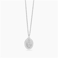 Collana Mabina Donna in Argento Zircone 553894